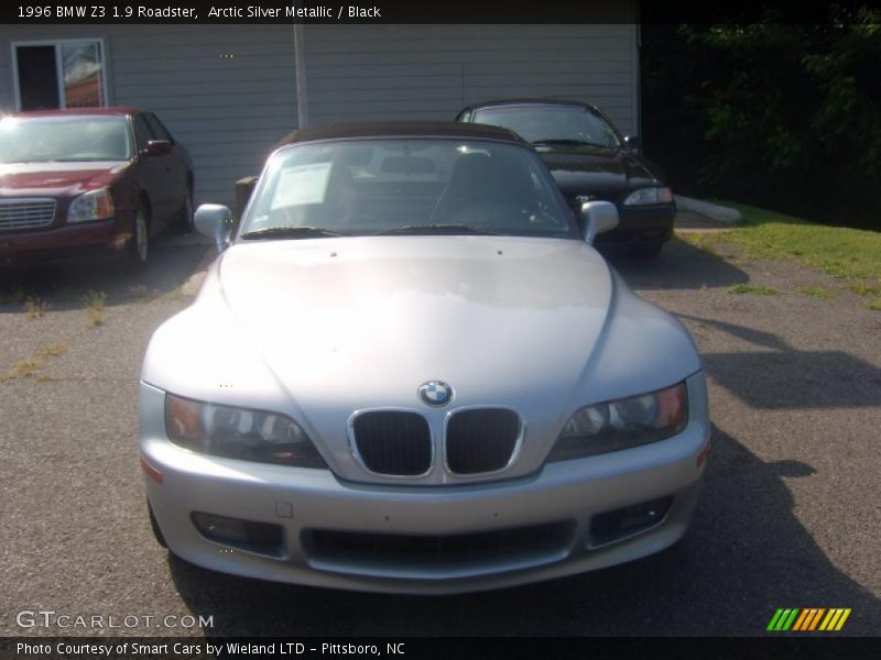 Arctic Silver Metallic / Black 1996 BMW Z3 1.9 Roadster