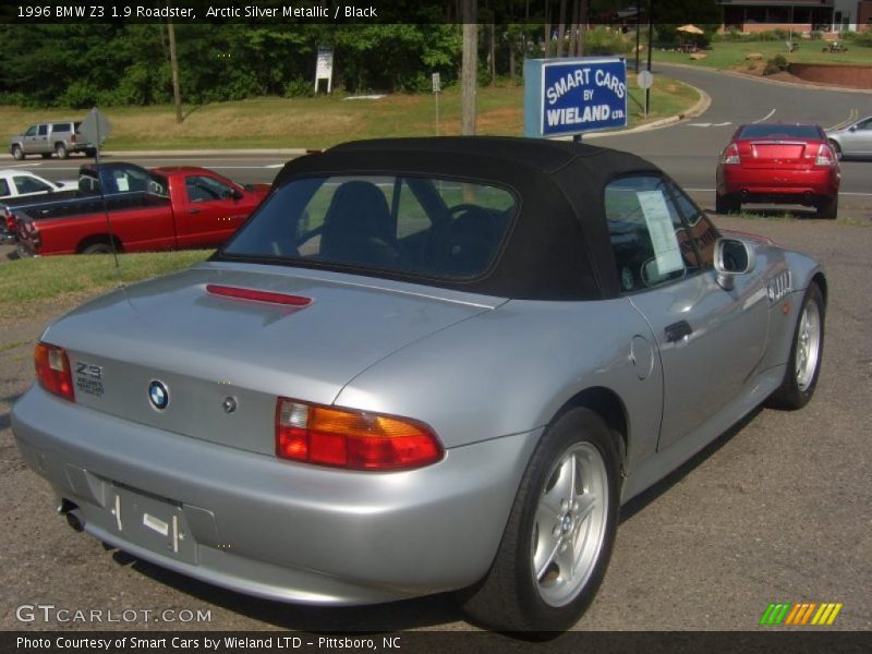 Arctic Silver Metallic / Black 1996 BMW Z3 1.9 Roadster