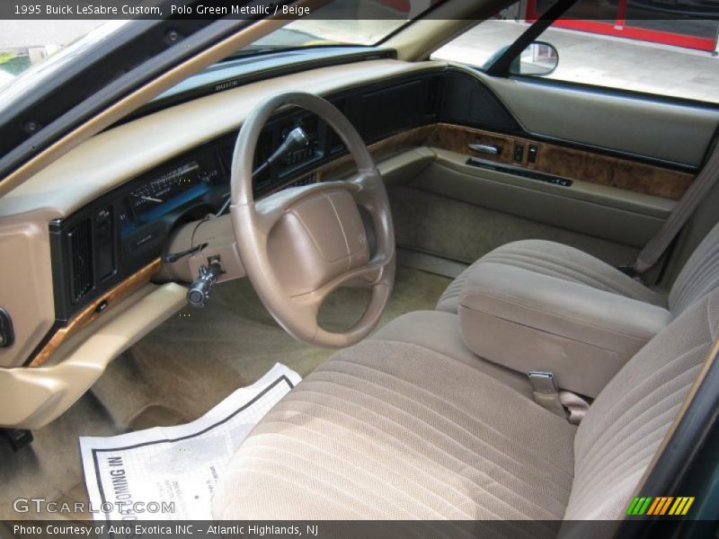 Polo Green Metallic / Beige 1995 Buick LeSabre Custom