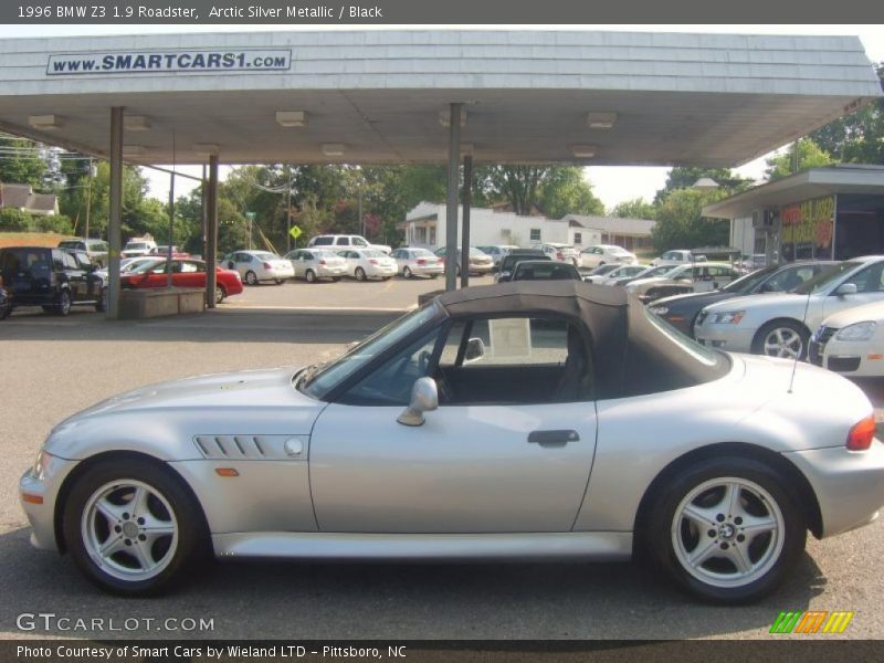 Arctic Silver Metallic / Black 1996 BMW Z3 1.9 Roadster