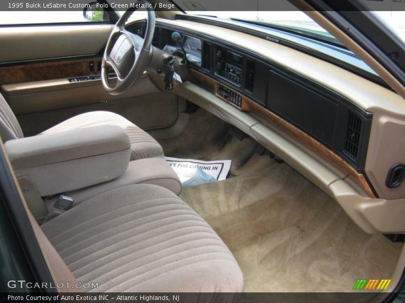 Polo Green Metallic / Beige 1995 Buick LeSabre Custom
