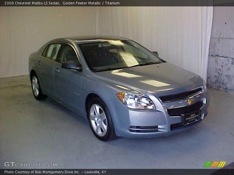 Golden Pewter Metallic / Titanium 2009 Chevrolet Malibu LS Sedan