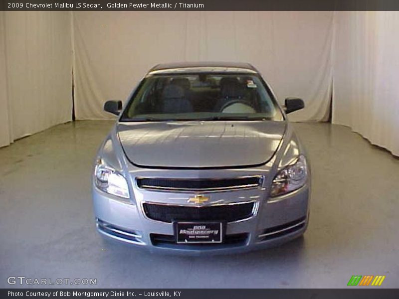 Golden Pewter Metallic / Titanium 2009 Chevrolet Malibu LS Sedan