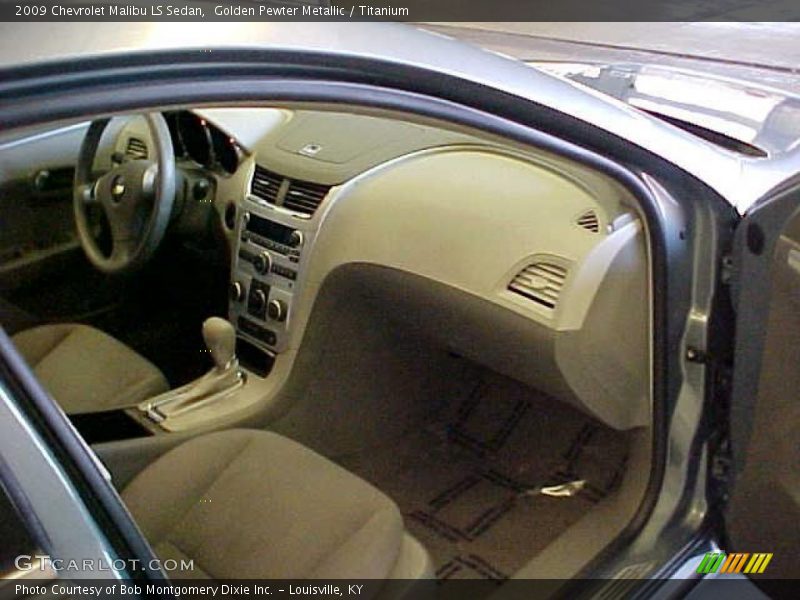 Golden Pewter Metallic / Titanium 2009 Chevrolet Malibu LS Sedan