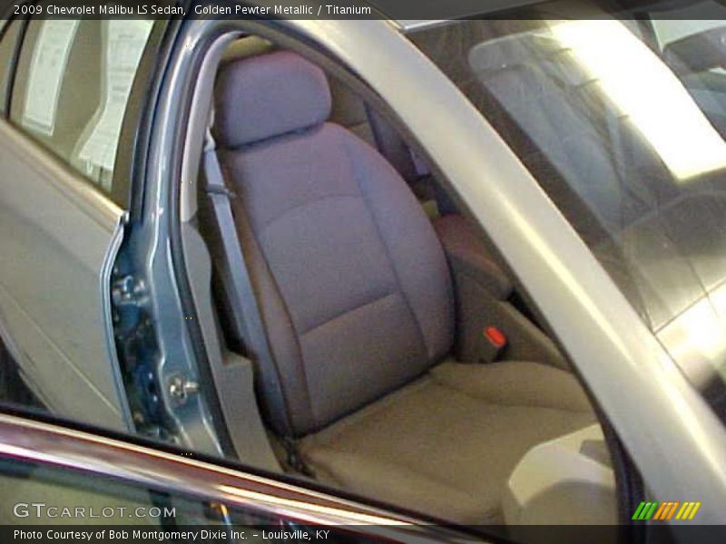 Golden Pewter Metallic / Titanium 2009 Chevrolet Malibu LS Sedan