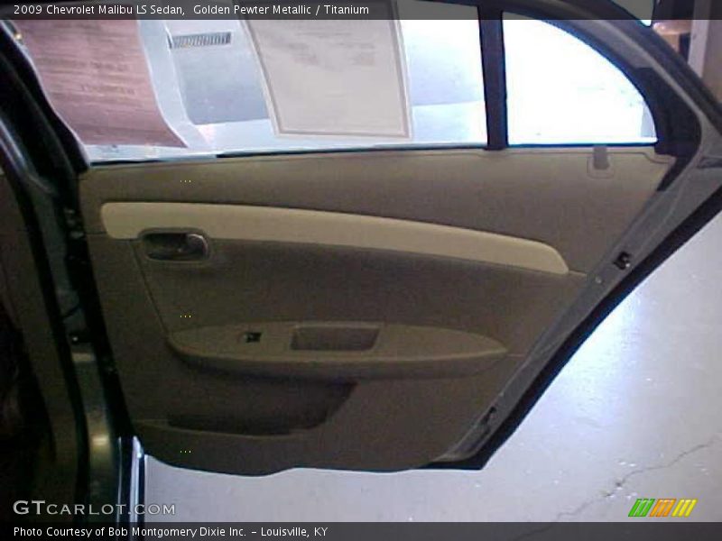 Golden Pewter Metallic / Titanium 2009 Chevrolet Malibu LS Sedan