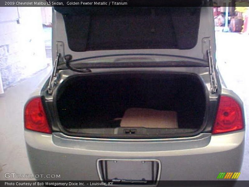 Golden Pewter Metallic / Titanium 2009 Chevrolet Malibu LS Sedan