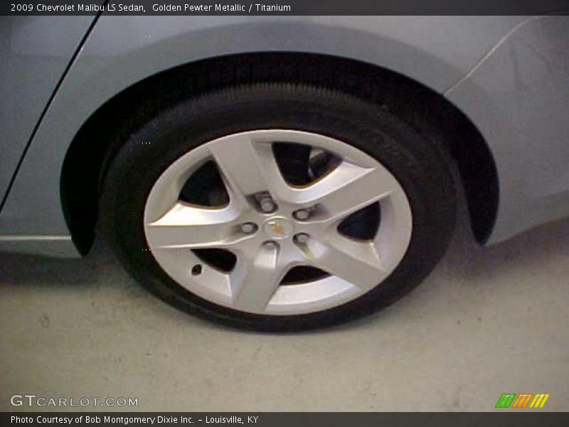 Golden Pewter Metallic / Titanium 2009 Chevrolet Malibu LS Sedan