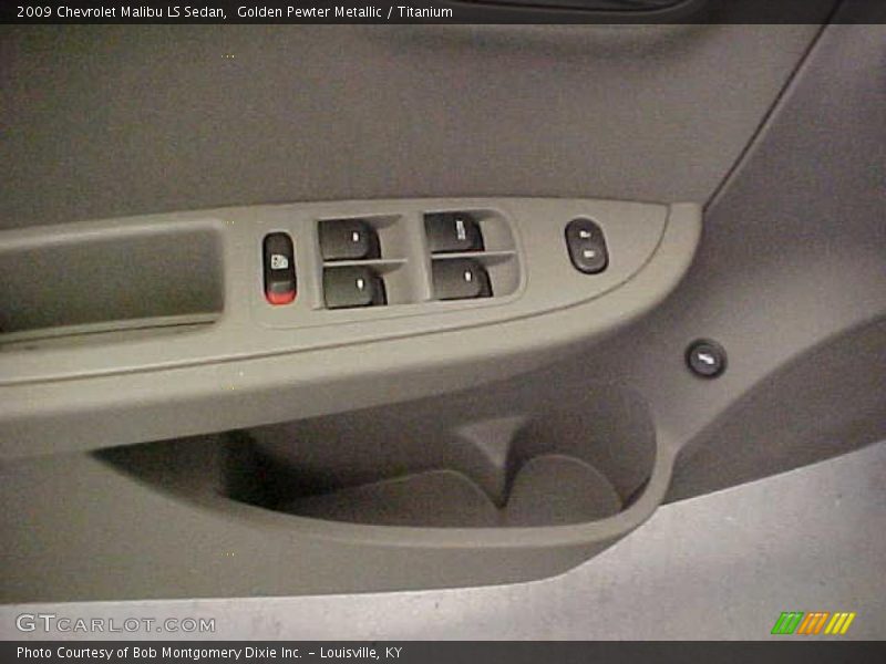 Golden Pewter Metallic / Titanium 2009 Chevrolet Malibu LS Sedan