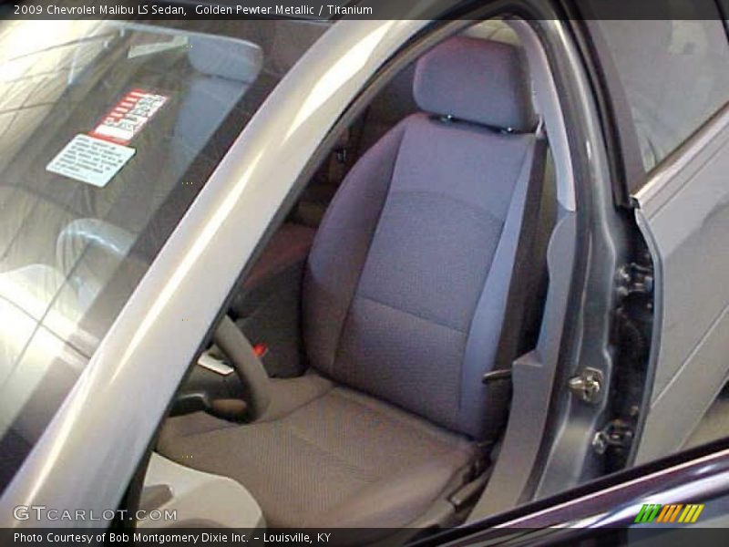 Golden Pewter Metallic / Titanium 2009 Chevrolet Malibu LS Sedan