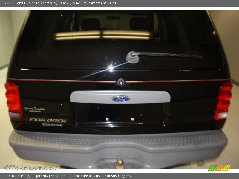 Black / Medium Parchment Beige 2003 Ford Explorer Sport XLS