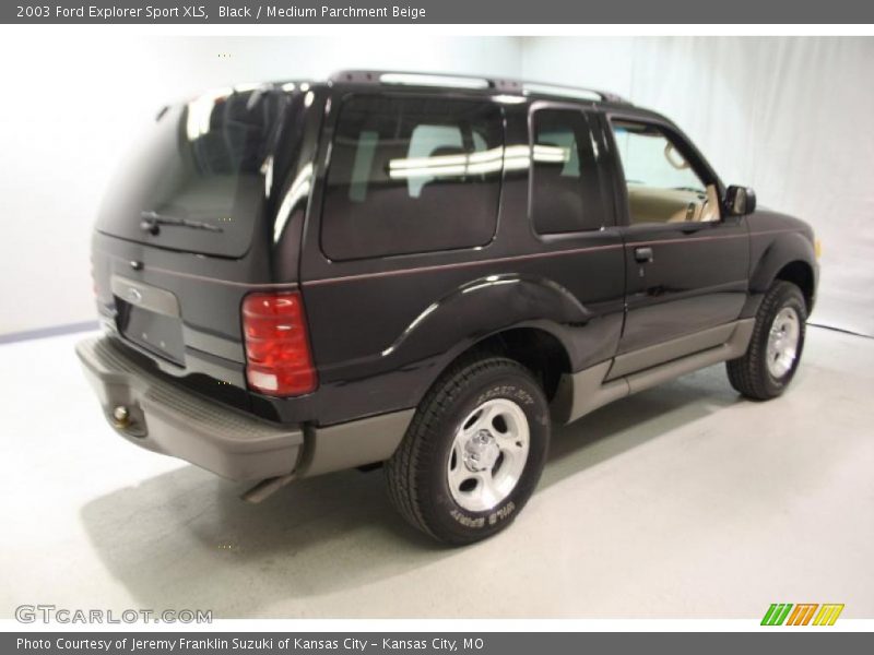 Black / Medium Parchment Beige 2003 Ford Explorer Sport XLS