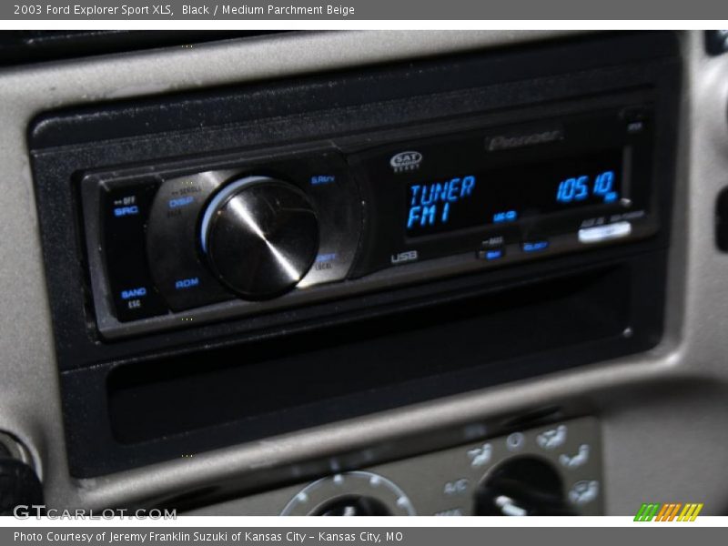 Black / Medium Parchment Beige 2003 Ford Explorer Sport XLS