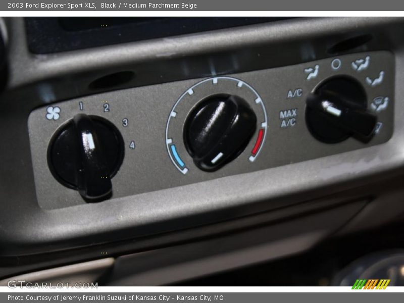 Black / Medium Parchment Beige 2003 Ford Explorer Sport XLS
