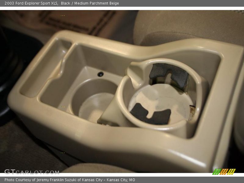Black / Medium Parchment Beige 2003 Ford Explorer Sport XLS