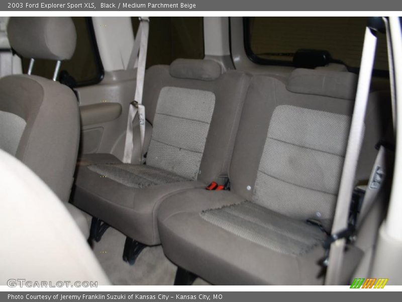 Black / Medium Parchment Beige 2003 Ford Explorer Sport XLS