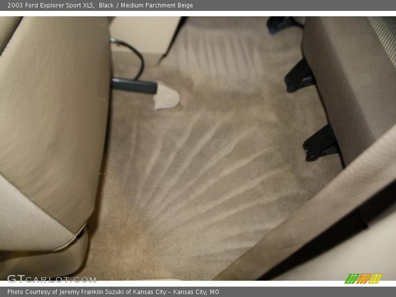 Black / Medium Parchment Beige 2003 Ford Explorer Sport XLS