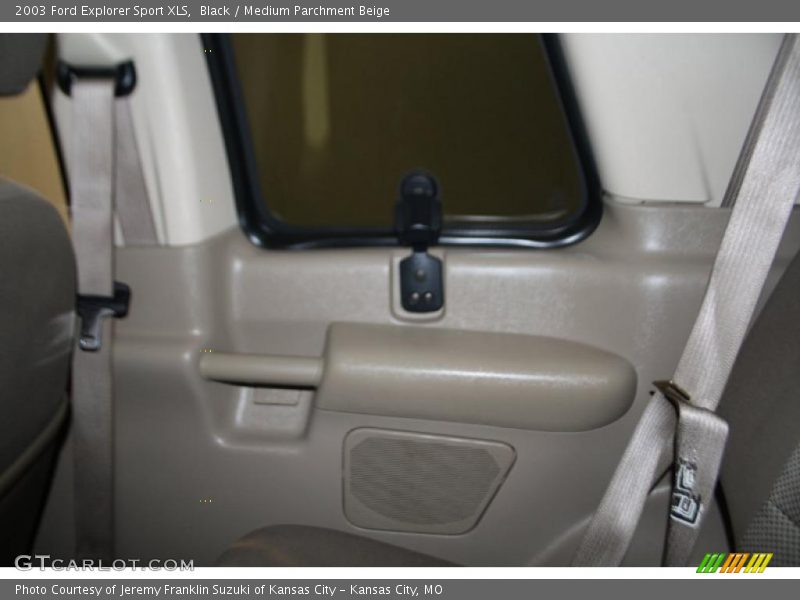 Black / Medium Parchment Beige 2003 Ford Explorer Sport XLS