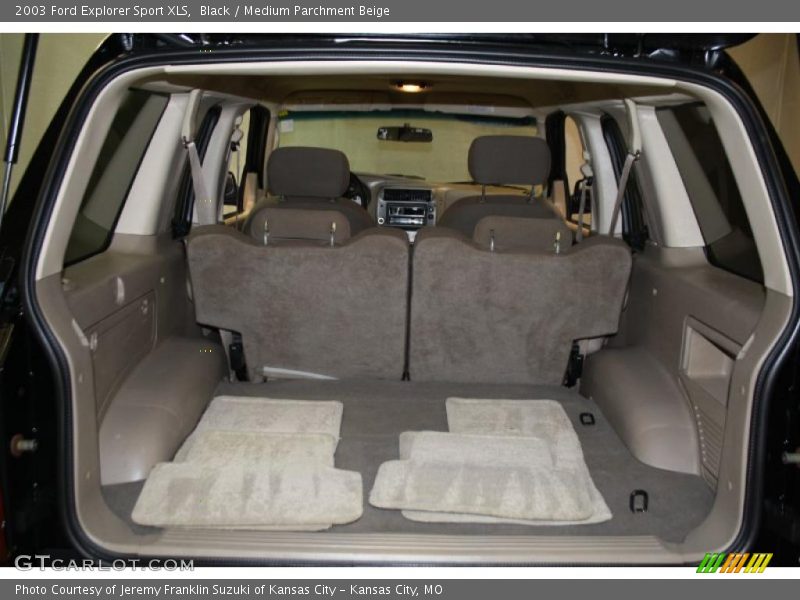 Black / Medium Parchment Beige 2003 Ford Explorer Sport XLS