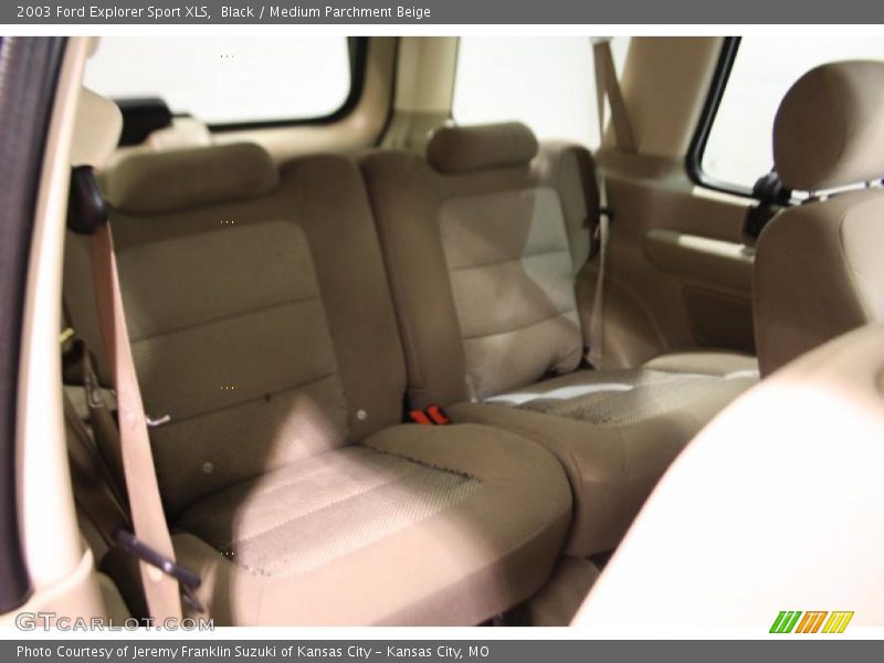 Black / Medium Parchment Beige 2003 Ford Explorer Sport XLS