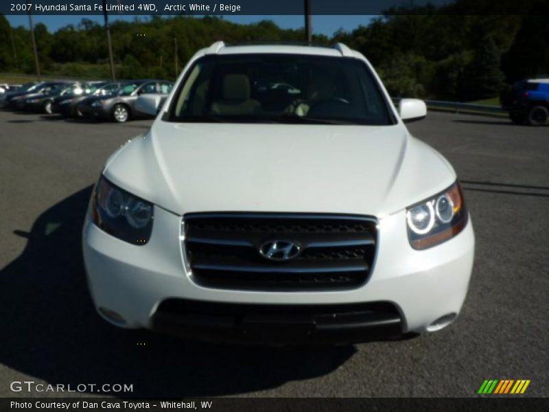 Arctic White / Beige 2007 Hyundai Santa Fe Limited 4WD