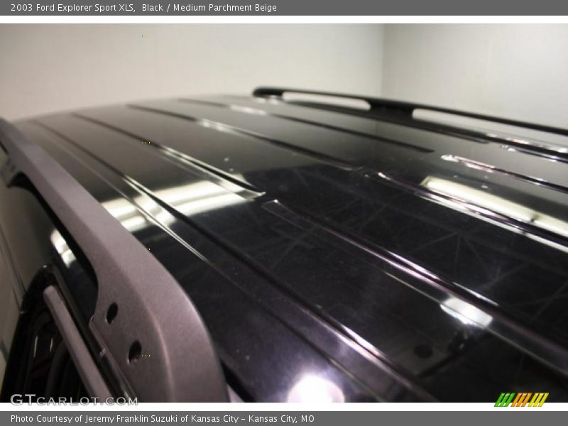 Black / Medium Parchment Beige 2003 Ford Explorer Sport XLS