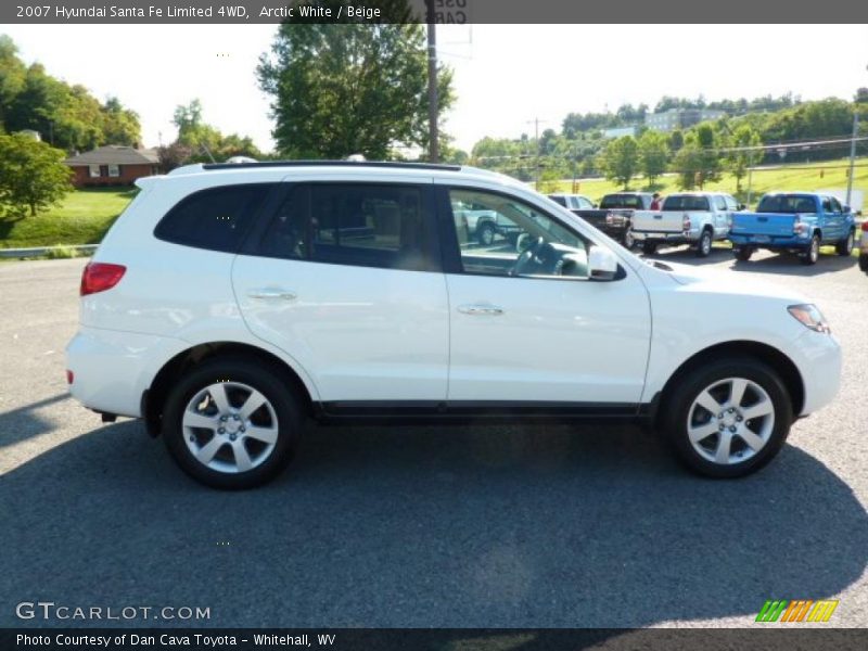 Arctic White / Beige 2007 Hyundai Santa Fe Limited 4WD