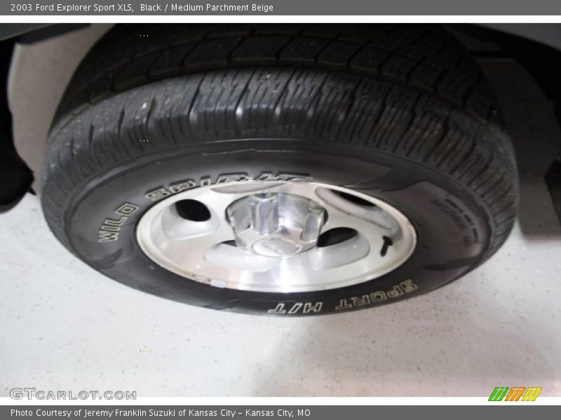 Black / Medium Parchment Beige 2003 Ford Explorer Sport XLS