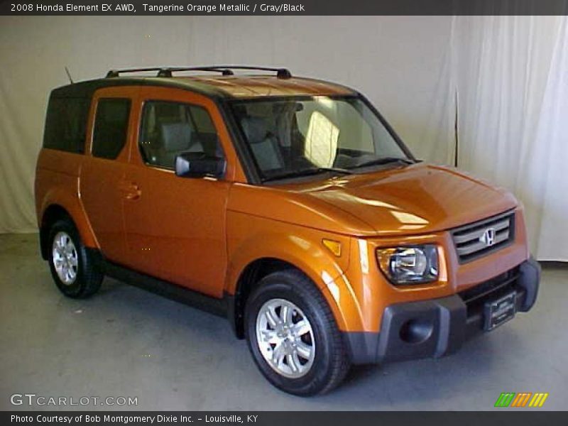 Tangerine Orange Metallic / Gray/Black 2008 Honda Element EX AWD