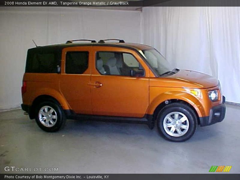 Tangerine Orange Metallic / Gray/Black 2008 Honda Element EX AWD