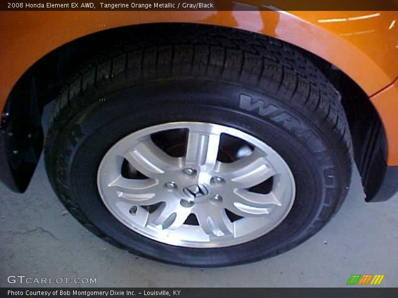 Tangerine Orange Metallic / Gray/Black 2008 Honda Element EX AWD