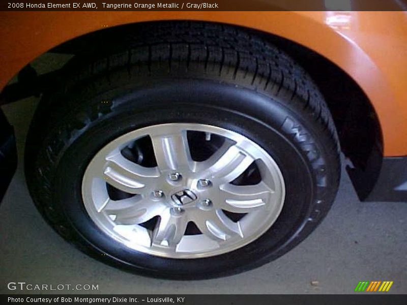 Tangerine Orange Metallic / Gray/Black 2008 Honda Element EX AWD