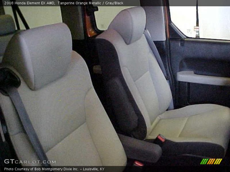 Tangerine Orange Metallic / Gray/Black 2008 Honda Element EX AWD