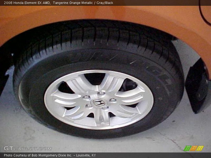 Tangerine Orange Metallic / Gray/Black 2008 Honda Element EX AWD