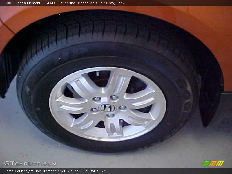 Tangerine Orange Metallic / Gray/Black 2008 Honda Element EX AWD