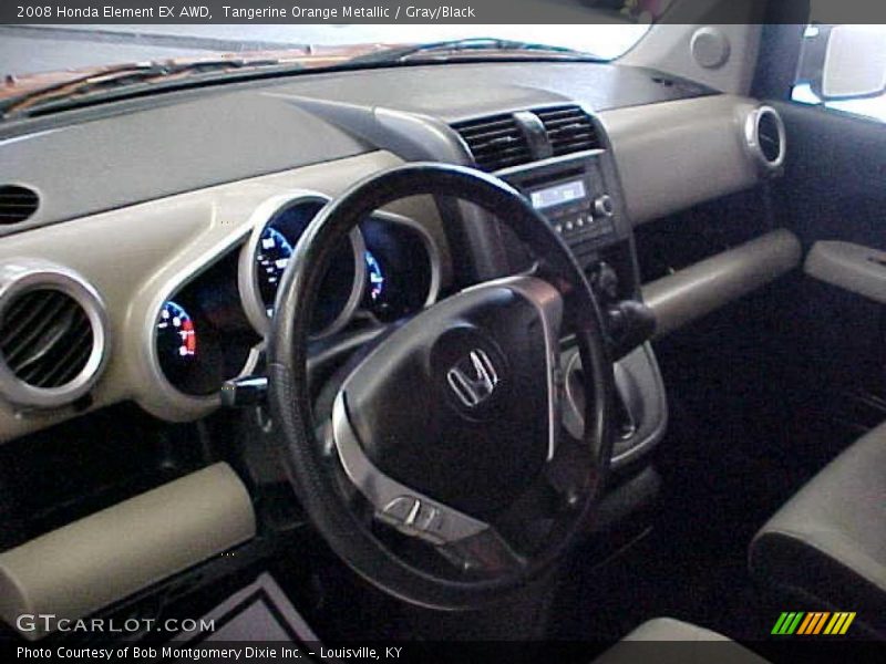 Tangerine Orange Metallic / Gray/Black 2008 Honda Element EX AWD