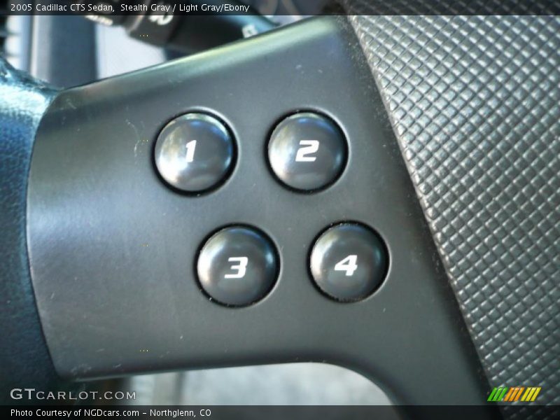 Stealth Gray / Light Gray/Ebony 2005 Cadillac CTS Sedan