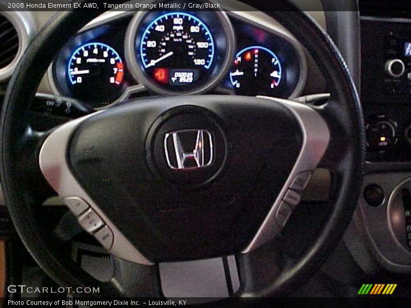 Tangerine Orange Metallic / Gray/Black 2008 Honda Element EX AWD