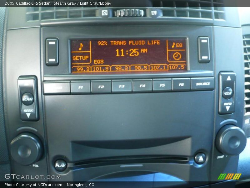 Stealth Gray / Light Gray/Ebony 2005 Cadillac CTS Sedan
