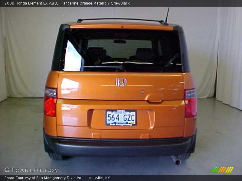 Tangerine Orange Metallic / Gray/Black 2008 Honda Element EX AWD