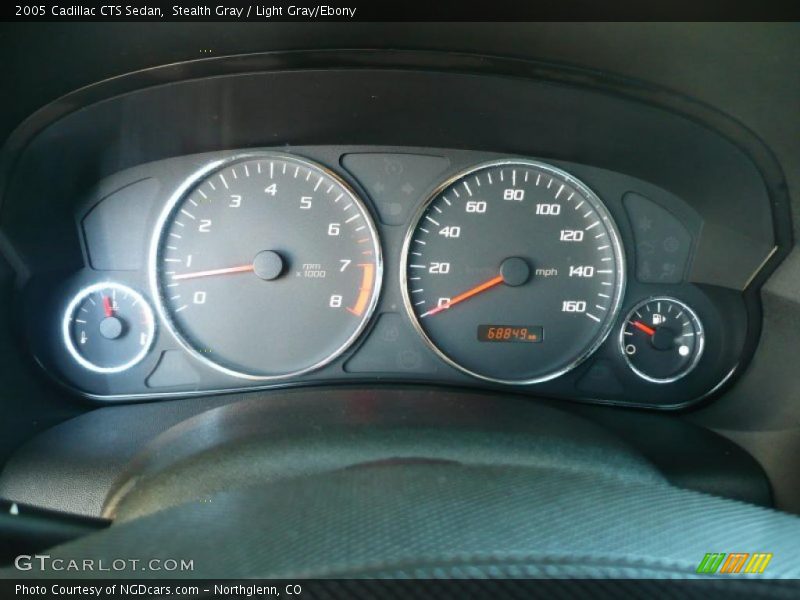 Stealth Gray / Light Gray/Ebony 2005 Cadillac CTS Sedan