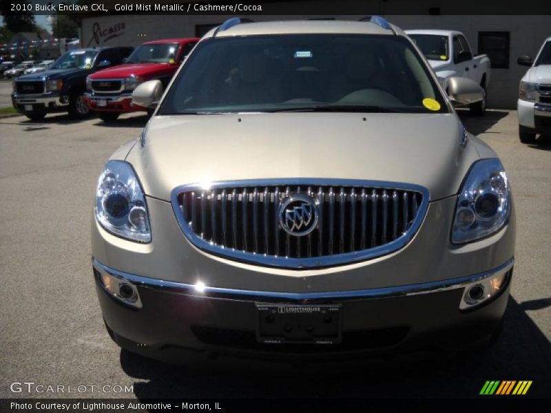 Gold Mist Metallic / Cashmere/Cocoa 2010 Buick Enclave CXL