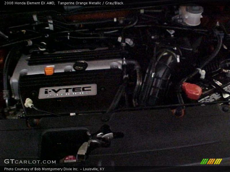Tangerine Orange Metallic / Gray/Black 2008 Honda Element EX AWD