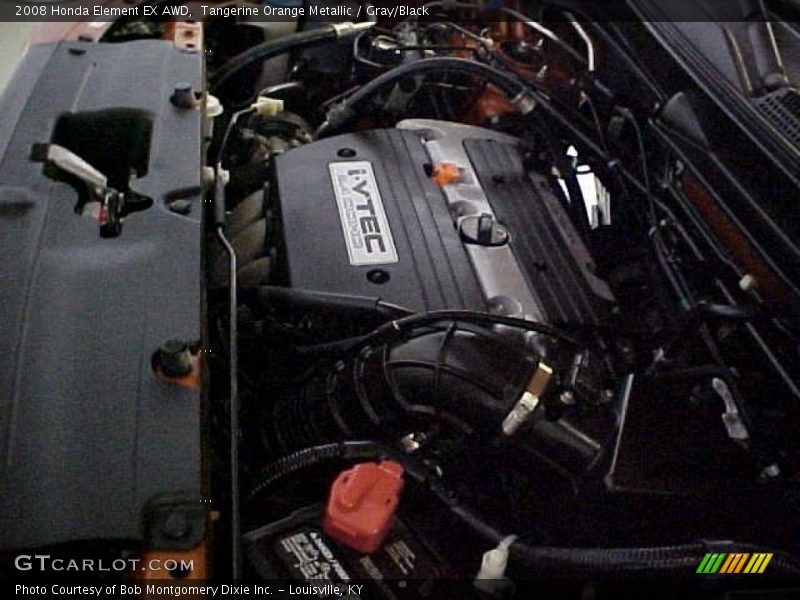 Tangerine Orange Metallic / Gray/Black 2008 Honda Element EX AWD