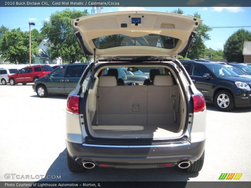 Gold Mist Metallic / Cashmere/Cocoa 2010 Buick Enclave CXL