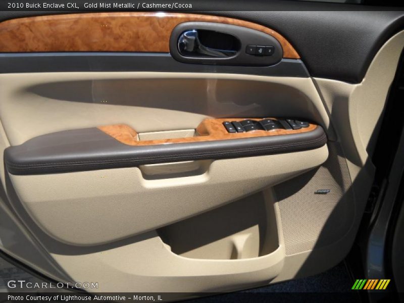 Gold Mist Metallic / Cashmere/Cocoa 2010 Buick Enclave CXL
