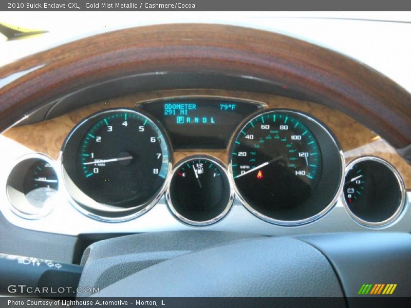 Gold Mist Metallic / Cashmere/Cocoa 2010 Buick Enclave CXL
