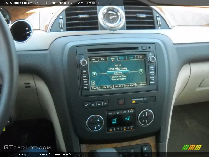 Gold Mist Metallic / Cashmere/Cocoa 2010 Buick Enclave CXL