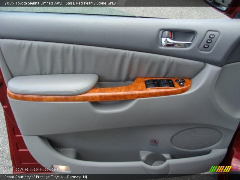 Salsa Red Pearl / Stone Gray 2006 Toyota Sienna Limited AWD