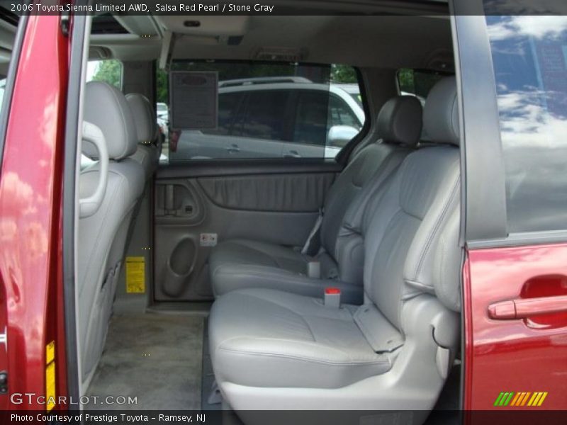 Salsa Red Pearl / Stone Gray 2006 Toyota Sienna Limited AWD